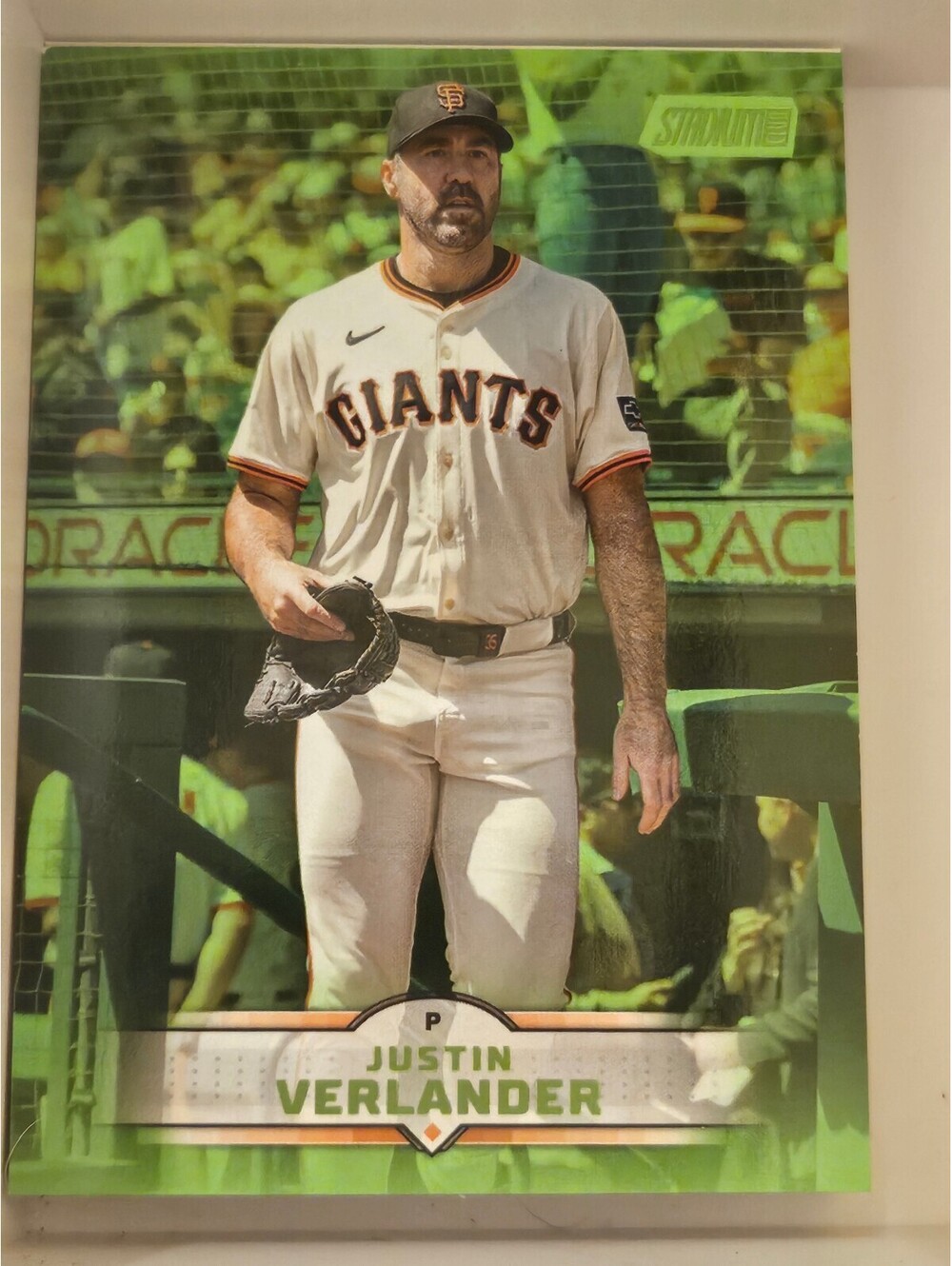 2025 Topps Stadium Club Justin Verlander Lime Green #162 Giants
